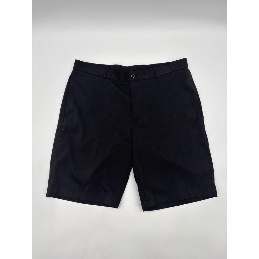 Slazenger Mens Black Golf‎ Shorts Size 36 Polyester Spandex Flat Front
